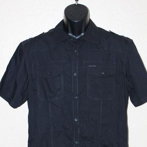 Authentic ECKO Unltd Button down Black Sz L